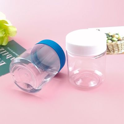 ظرف ظرفیت 600 میلی لیتر ظرف پلاستیکی پیچ پلاستیکی گرد BPA رایگان