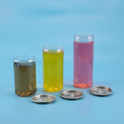 قوطی های پلاستیکی خالی 200 میلی لیتری شفاف بدون BPA