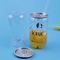 بطری پلاستیکی PET شیر چای سفارشی با درب 355 میلی لیتری