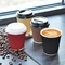 لیوان کاغذی عایق حرارتی یکبار مصرف کاغذی چاپ شده سفارشی فنجان های شکلاتی قهوه