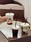 فنجان های چای حباب دار یکبار مصرف سفارشی 90 میلی متری اسموتی فنجان های پلاستیکی نوشیدنی قهوه سرد