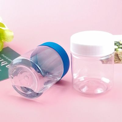 170 گرم کره بادام زمینی پاک کننده مواد غذایی درجه شیشه های پلاستیکی چاپ صفحه